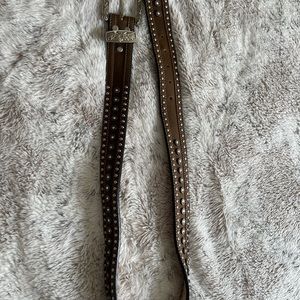 Large leather belt